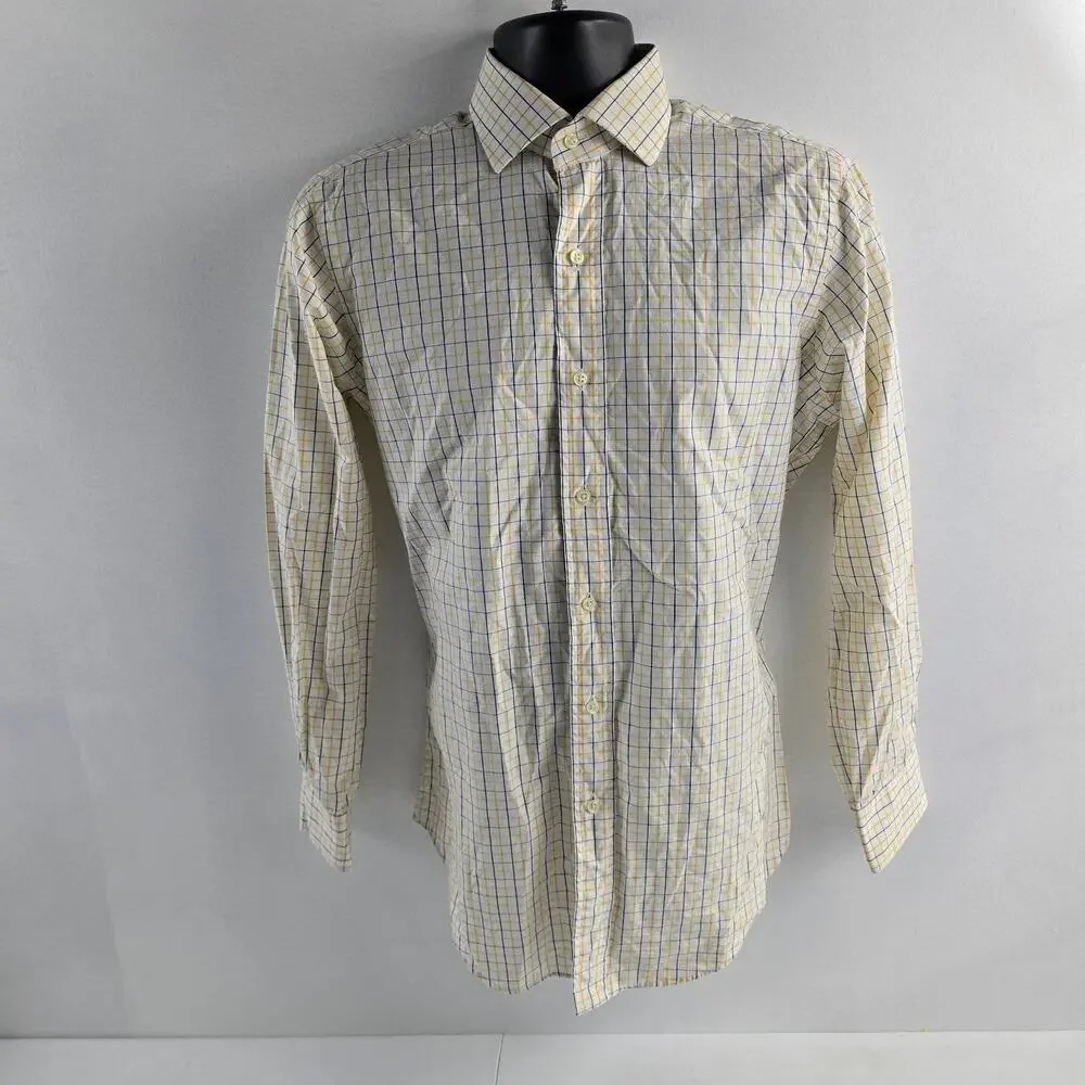 Polo Ralph Lauren dress shirt regent classic 15 32/33 button down‎ 6417 yellow